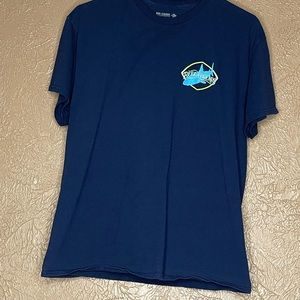 Mens T-shirt. Lg. Navy blue. Reel Legends